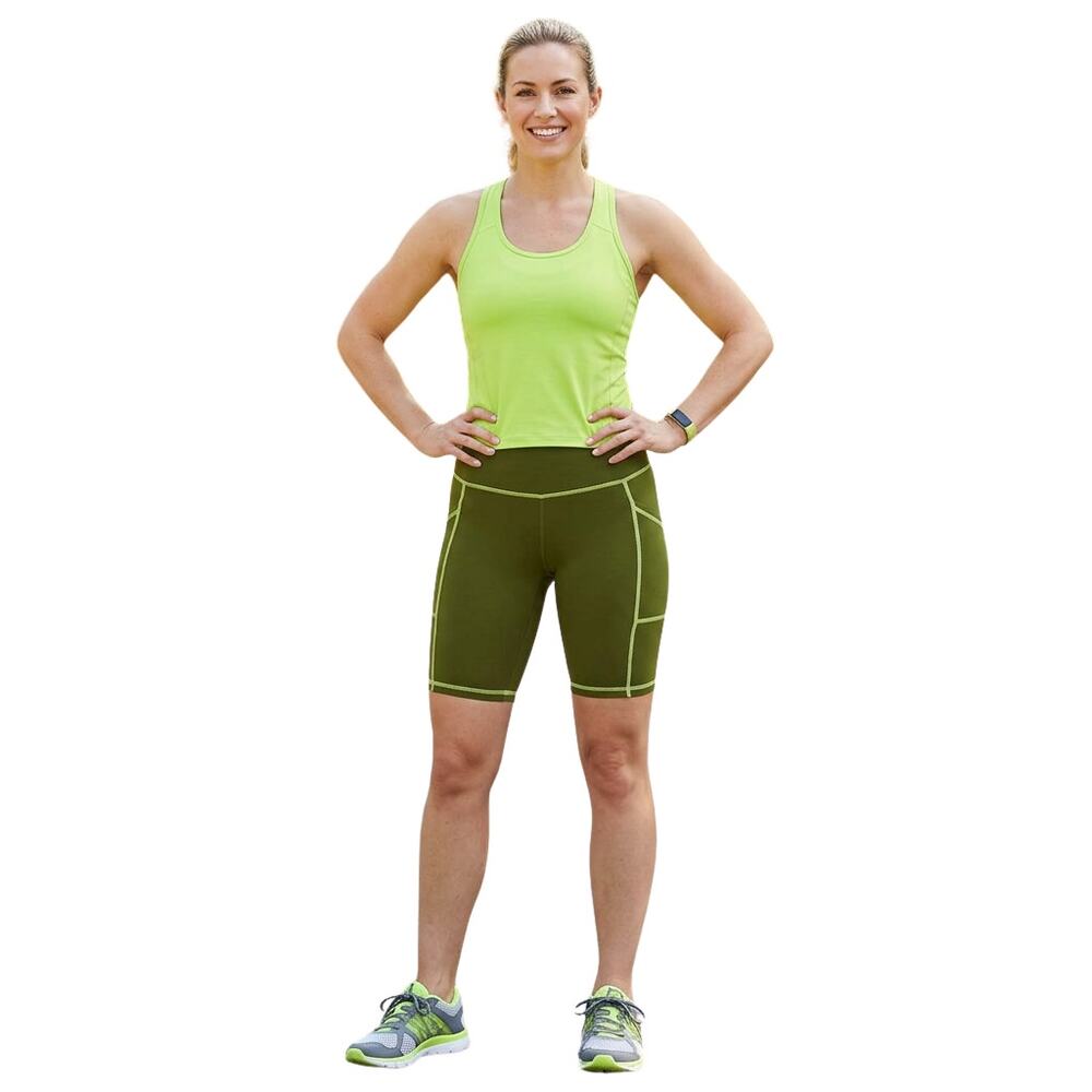 Jockey Performance Tank + 360 Stretch 9" Bike Short Set, S